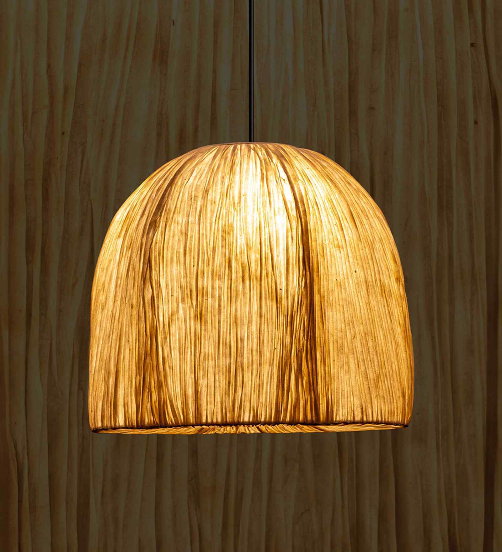 ORONYO-TAVISHI | Handcrafted Pendant Lamp | E27 holder } with Bulb | RIPPL Lighting